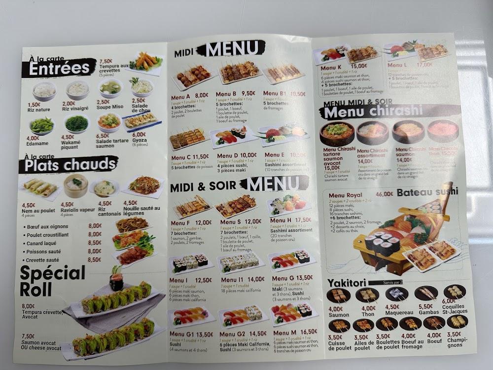 Restaurant Le Tokyo - Menu Image 2