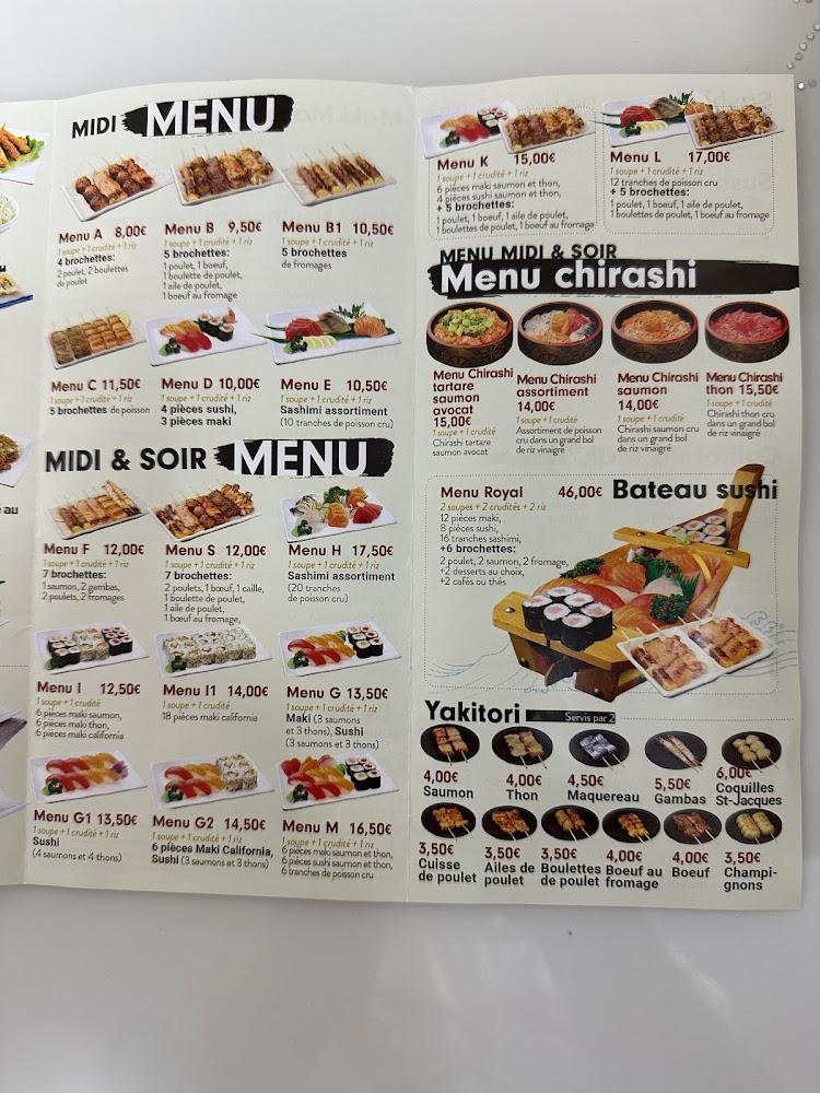 Restaurant Le Tokyo - Menu Image 3